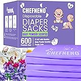 Baby Diaper Bag Disposable (600 Count) Fresh Baby