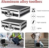 JoyFan YB001 Mini Portable Aluminum Craft Travel Tool Box Black 180x110x55mm view 2