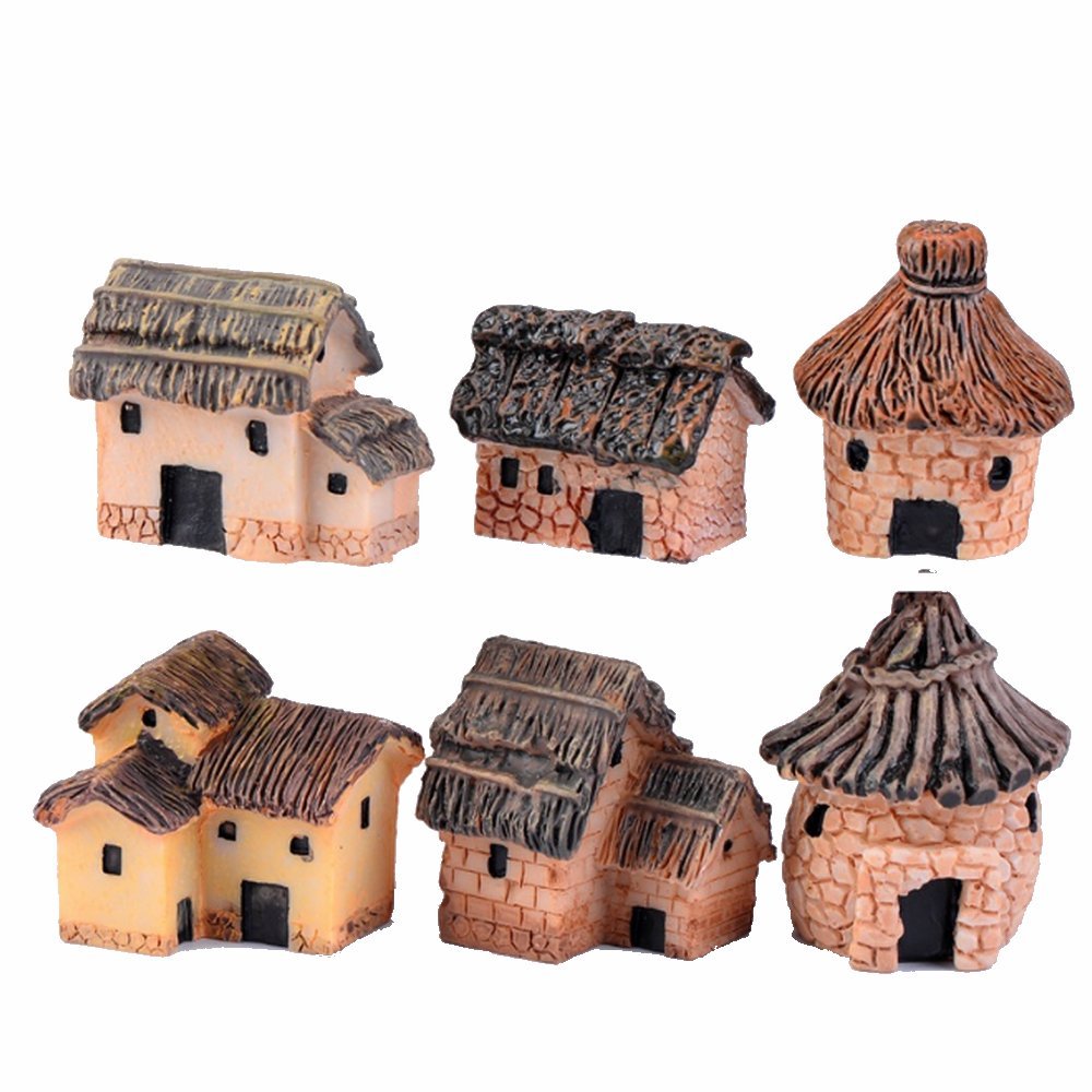 Best Cottage Fairy Garden Decor – 6 Pc