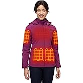 ORORO Women's Dual Control Heated Jacket with 5 Heat Zones (Pocket Heating) (Charger Not Included)