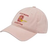 Harry Potter Unisex Adult Harry Potter Baseball Cap, Quidditch Women's Adjustable Cotton Dad Hat with Curved Brim