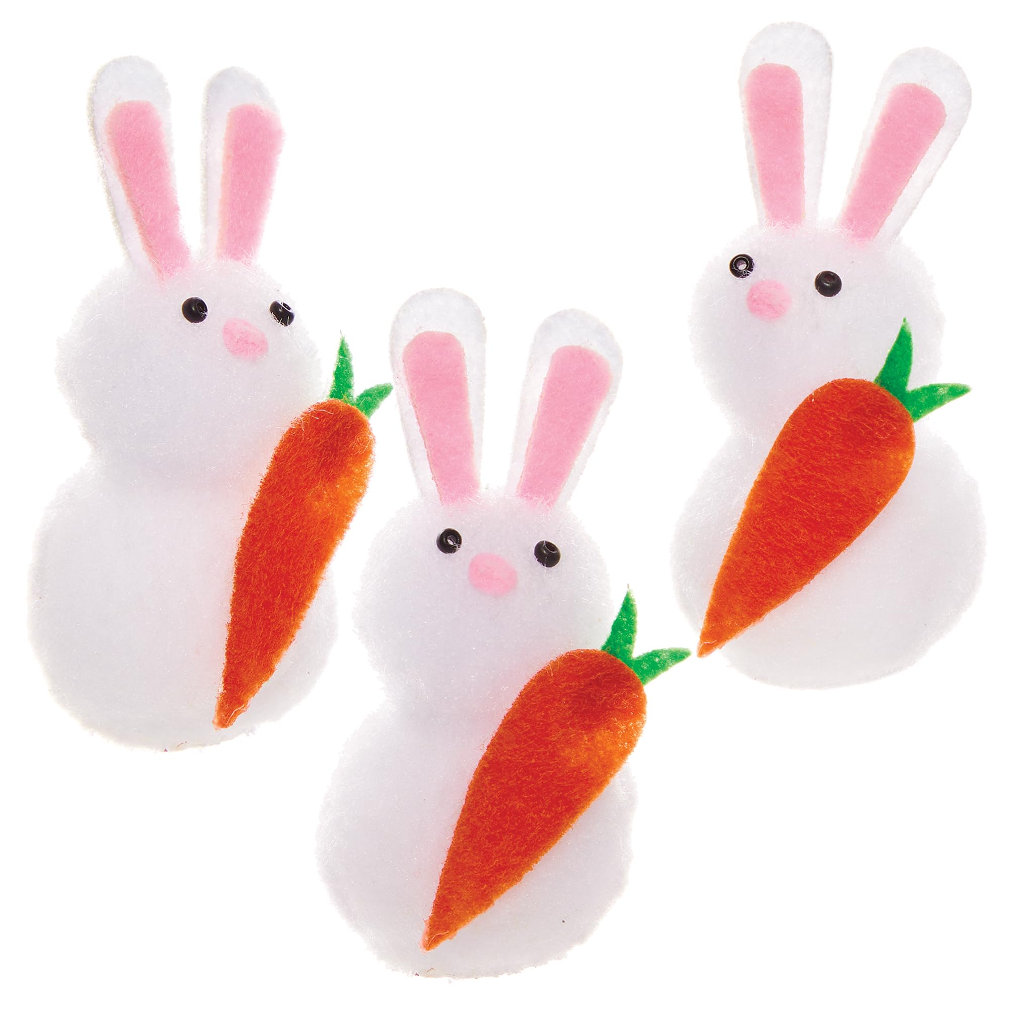 Baker Ross FX963 Pom Pom Bunnies - Pack of 12, Easter Embellishments for Crafts
