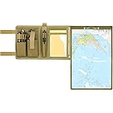 Kosiabte Map Case - Tactical Notebook, Multifunctional Weatherproof Map Case for Military Hiking, Tactical, Outdoor Activitie