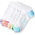 Hanes Women's Socks, Lightweight Breathable Socks, No Show and Super No Show, 6-Pack