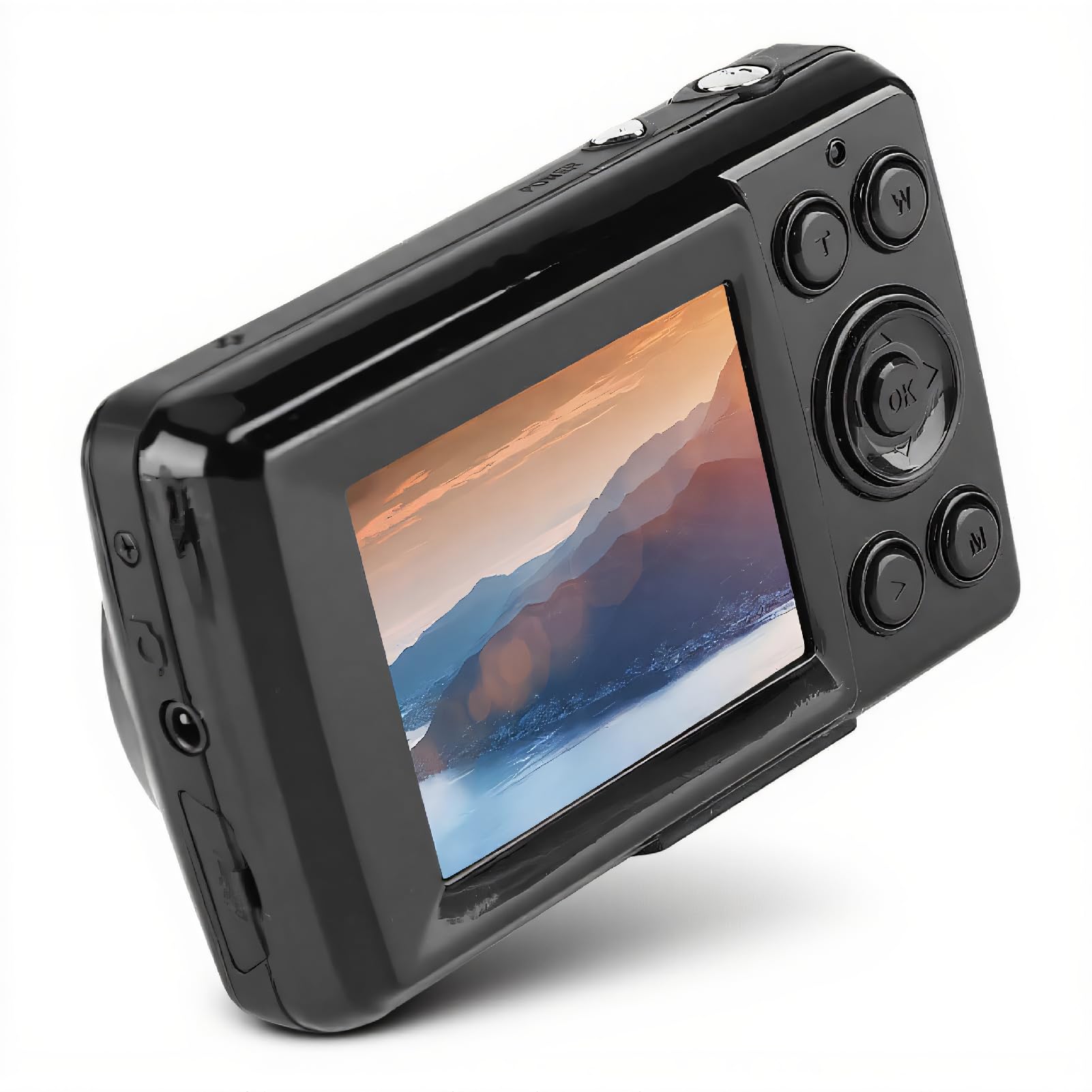 EIMSOAH 16MP Digital Video Camera Camcorder 16X Zoom HD 720P 30FPS, Portable Small Camera, 2.4in Screen, Mini Video Camera, for Adventure and Trave (Black)