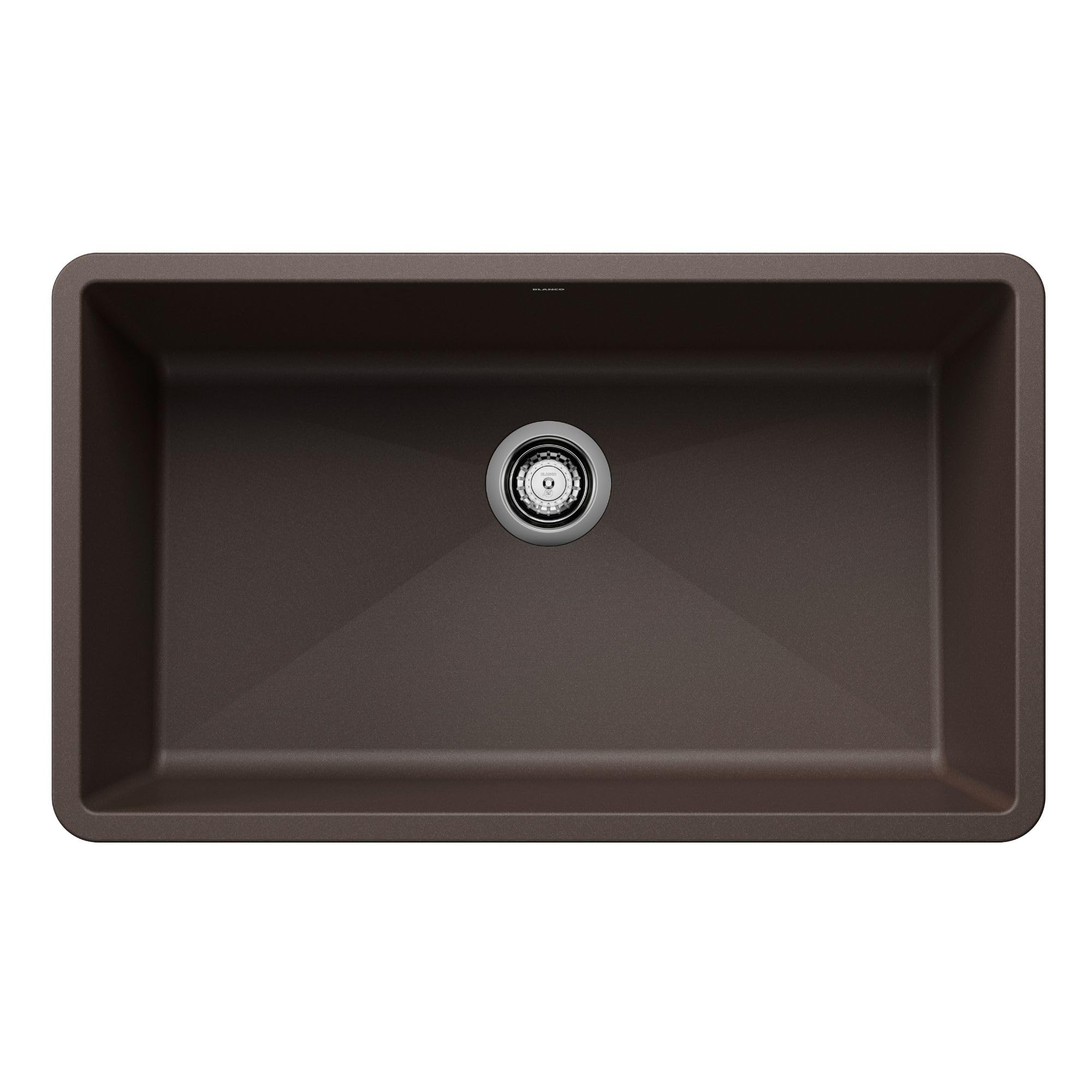 Photo 1 of BLANCO, Café Brown 440147 PRECIS SILGRANIT Super Single Undermount Kitchen Sink, 32" X 19"