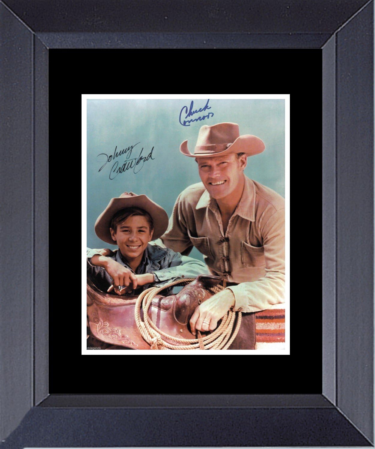 Chuck Connors In The Rifleman Framed Print 14 x 17