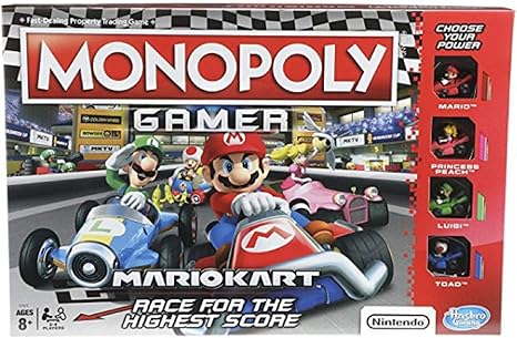 Amazon マリオカート Mario Monopoly Board Game モノポリーボードゲーム 英語版 並行輸入品 おもちゃ おもちゃ