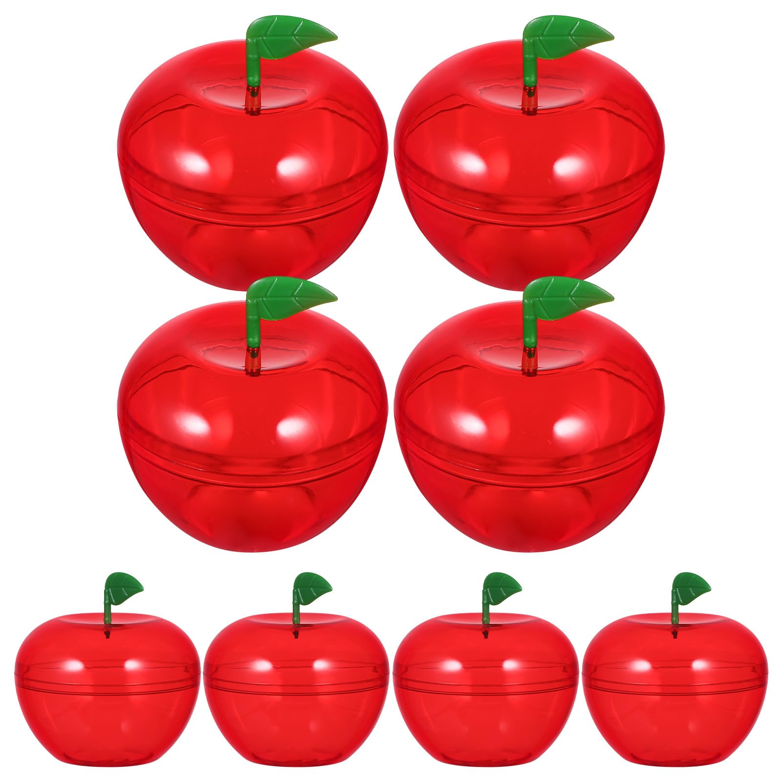 ifundom 8pcs Apple Containers Red Apple Containers s Shaped Candy Box Cookie Jars Filling for Christmas Wedding Party Favors