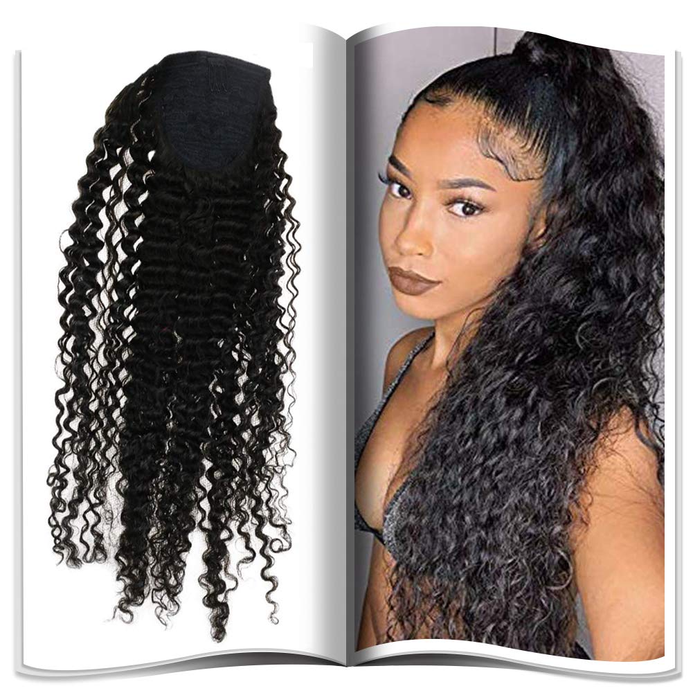 Amazon Com Hot Joyoung Kinky Curly Ponytail Extension For Black