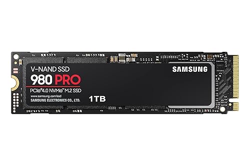 Samsung 980 PRO SSD 1TB PCIe NVMe Gen Gaming Internal