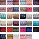 RONYOUNG 35PCS Women's Bra Extenders Assorted Colors 3 Rows x 3 Hooks Spacing Bra Extender Elastic Stretchy Bra Extension Strap for Plus Size Bra Extensions (Random colors)