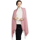 RIIQIICHY Women's Scarf Pashmina Shawls and Wraps for Evening Dress Bridesmaid Wedding Bridal Winter Warm Long Large Scarves