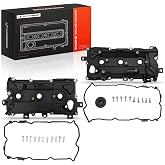 A-Premium Front Rear Engine Valve Cover with Gasket &amp; Bolts Compatible with Nissan Quest 2011-2014, Murano 2008-2014, V6 3.5L, 13264JP01A 13264JP01B
