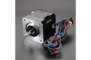 FYSETC 3D Printer Prusai3 MK3S+ Extruder Motor NEMA17 Bipolar 2 Phase 1.8 Degree 20mm Shaft Small Motor with Integrated Connecting Wire Compatible with MK2 MK3S E Axis or CNC Machine