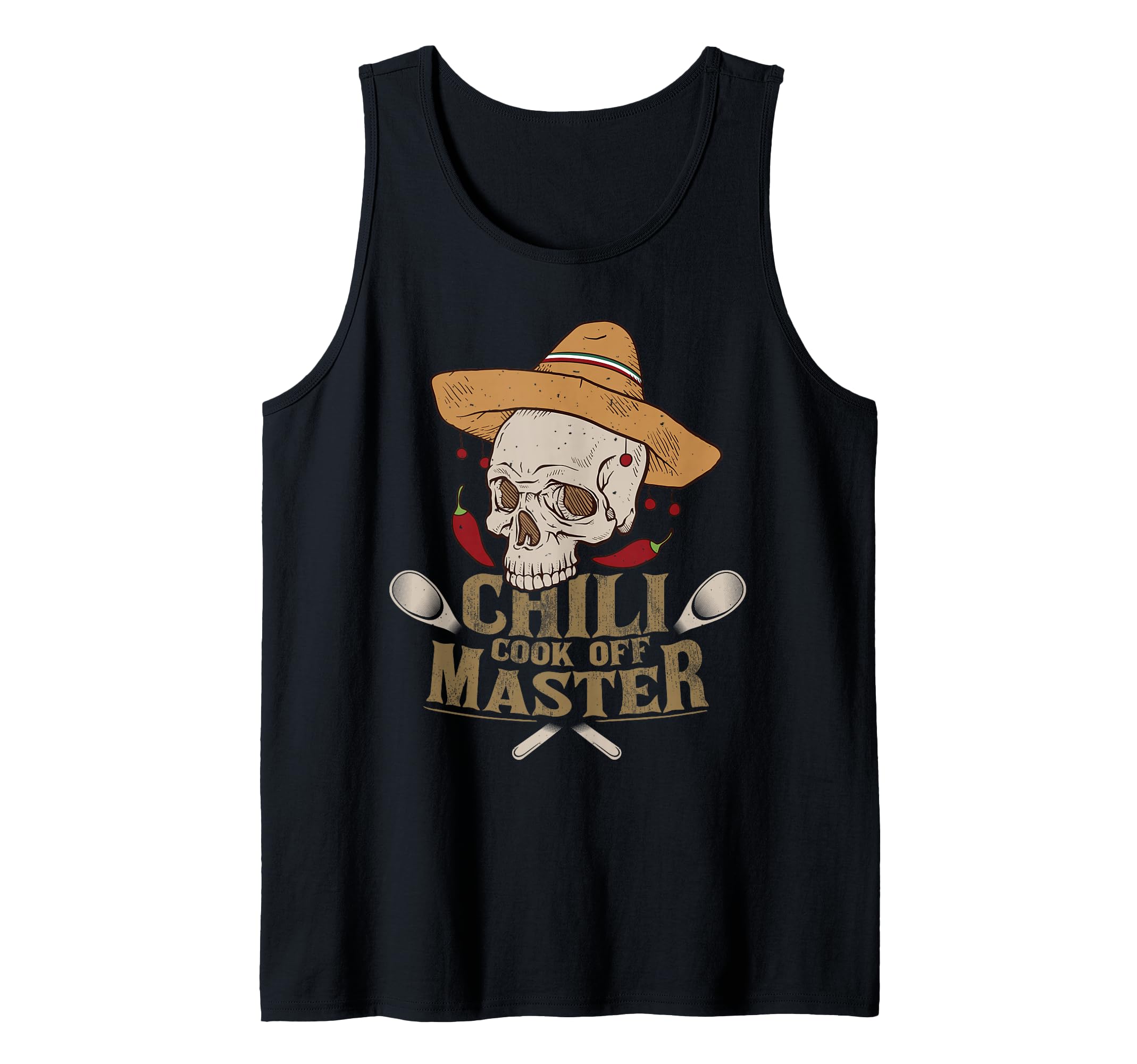 Chilli Cook Off Master Cooking Competition Team Chef Award Tank Top
