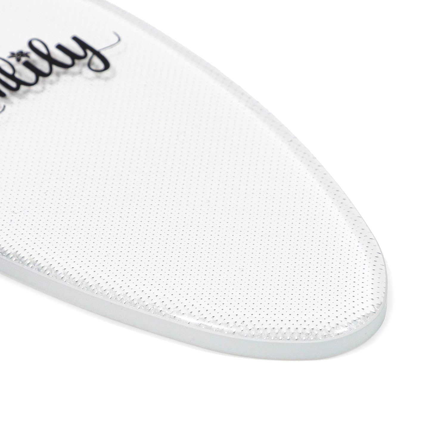 Clear Nano Glass Foot File and Callus Remover for Pedicure (1.9 x 3.9 Inches) : Beauty