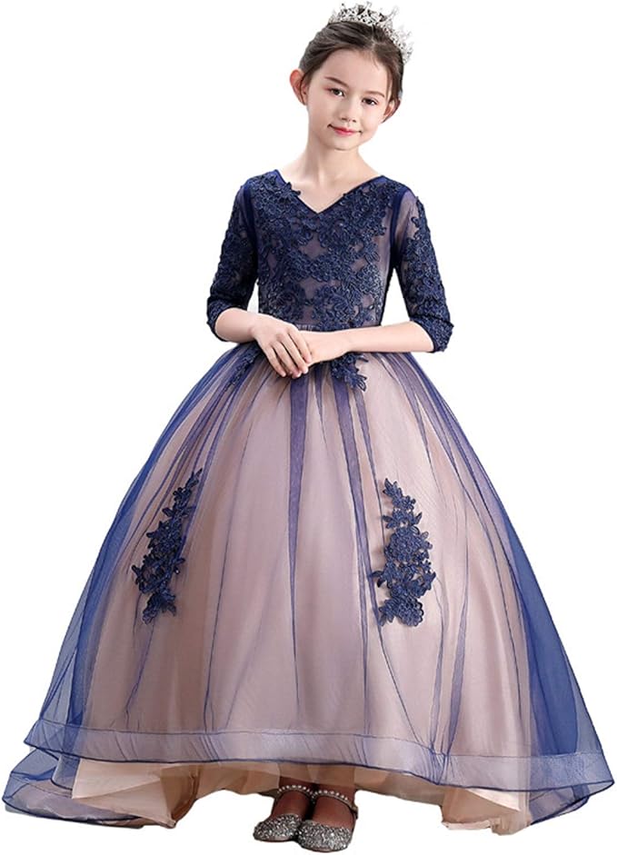 Princess Party Dresses Little Girl Long Sleeve Princess Dress Children