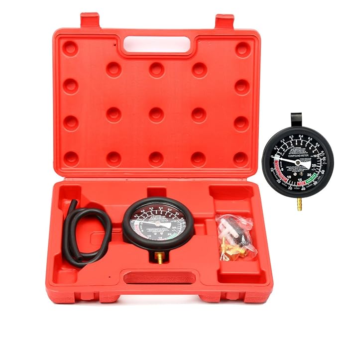 FreeTec Fuel Pump & Vacuum Tester Carburetor Valve Pressure Tester