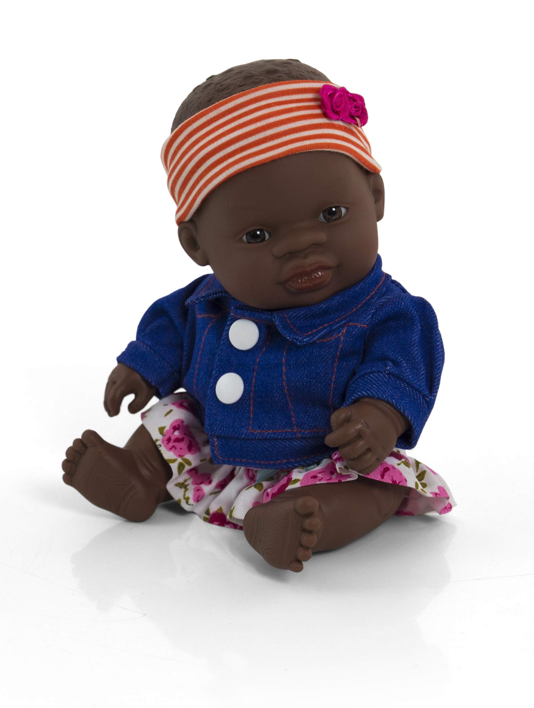 Miniland Mild Weather Flower Set for 21 cm Dress for 21 cm Dolls, Denim, (31680)