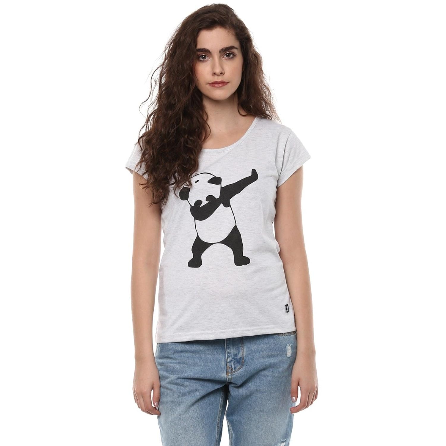 leotude women's cotton t-shirts ( 99_panda_grey_p, grey, xxl)