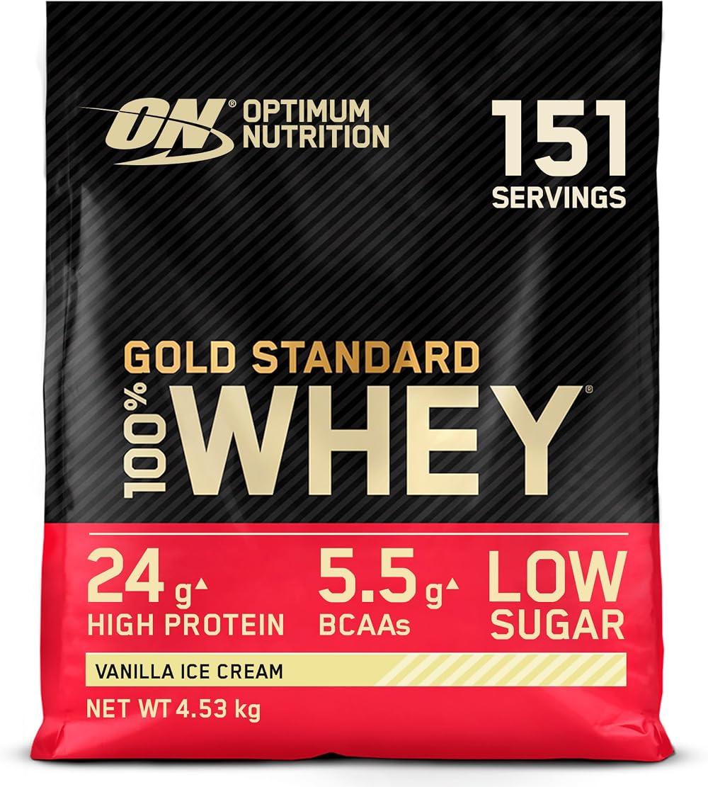 Optimum Nutrition Gold Standard 100% Whey Vanilla Ice Cream 4.53 kg 151 serv