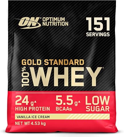 Optimum Nutrition Gold Standard 100% Whey Vanilla Ice Cream 4.53 kg 151 serv