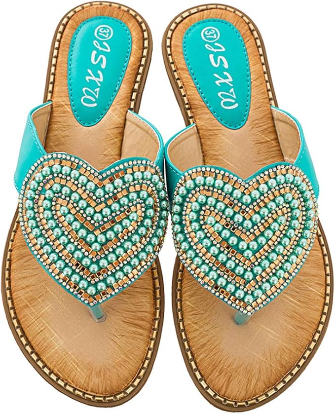 wide fit green sandals
