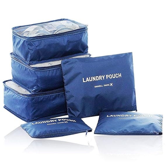 ZONBAR Kleidertaschen 6-teilig Set - Gepäcktaschen für Koffer, Reise Ultra-leichte Gepäckverstauer-Kofferorganizer Ideal für 
