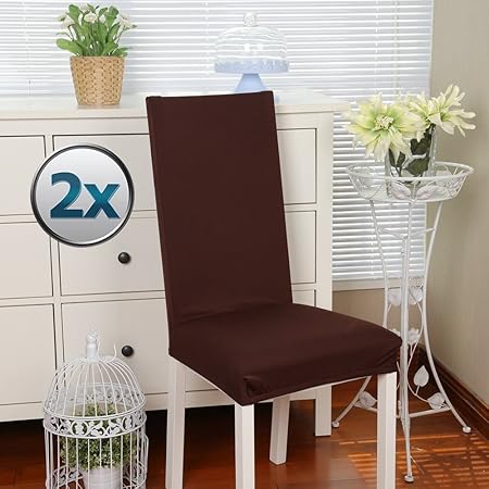 Fundas para sillas Pack de 2fundas sillas Comedor Fundas elásticas