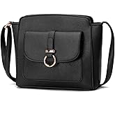 LA TERRE Lightweight Medium Crossbody Bags for Women, Small Crossbody Handbags Vegan Leather Shoulder Bag Purses