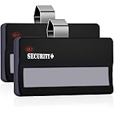 2-Pack 971LM LiftMaster Garage Door Opener Remote | 3-Year Warranty ONLY for a RED or ORANGE Learn Button Made in 1997-2005 LiftMaster Chamberlain