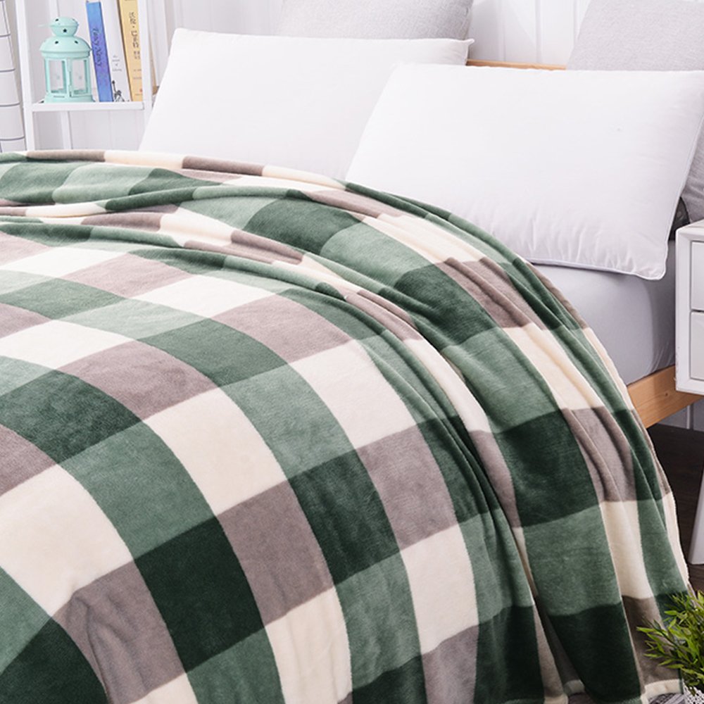 MYLUNE HOME Classic Polyester Blanket Throws Quilt for Bedroom Living Rooms Sofa Full/Queen/King Size