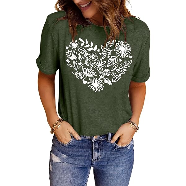 Beopjesk Women's Book Lover T-Shirt - Cute Reading Graphic Tee - Short Sleeve Casual Top - Green, Medium - View #6