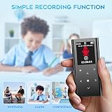 ZOOAOXO 64GB MP3 Player Bluetooth 5.2 Built-in HD Speaker FM Radio view 5