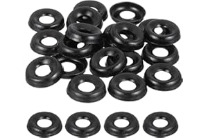 MECCANIXITY 60 Pcs #14 Countersunk Finish Washers, 304 Stainless Steel Cup Washer Gasket for Screws Bolts Machinery Construct