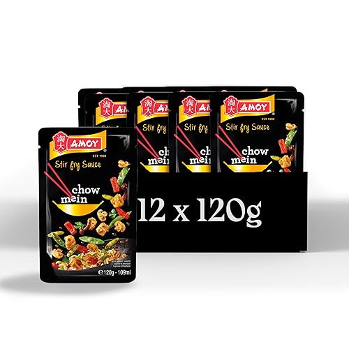 Amoy Chow Mein Stir Fry Sauce, 120 g (Pack of 12)
