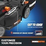 WORX WG737E 40V Brushless Cordless Lawn Mower 37cm Deck 2x4.0Ah Batteries view 3