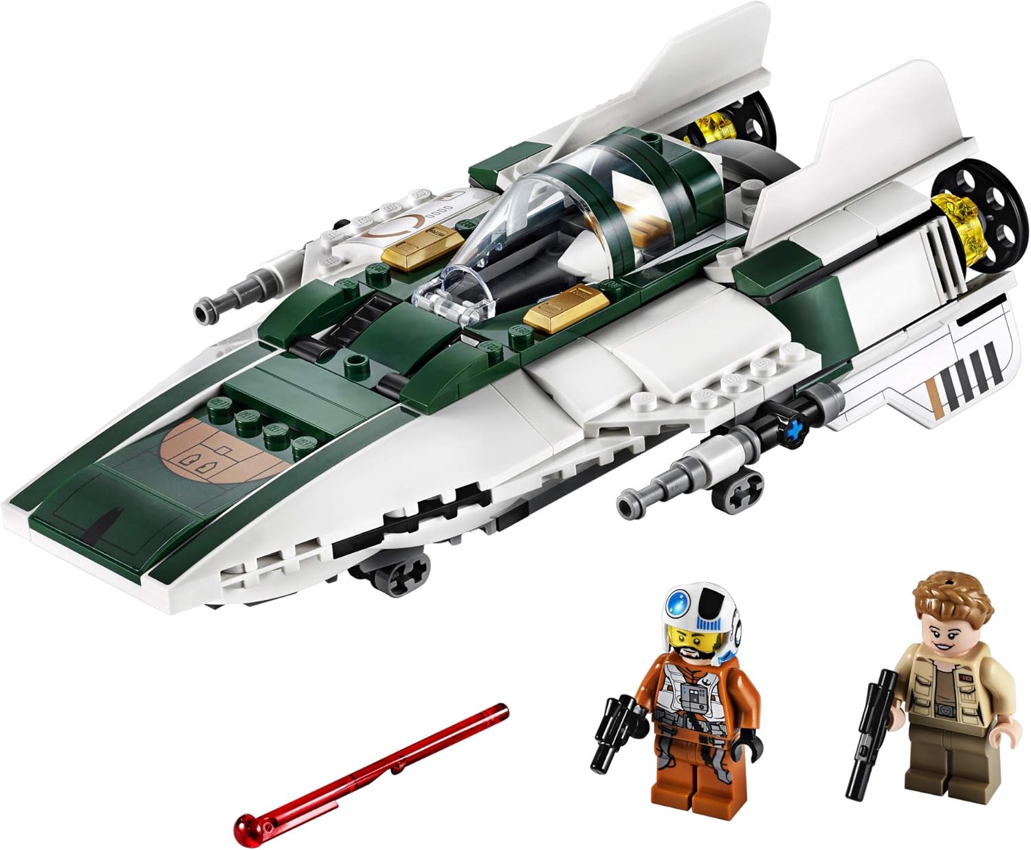 LEGO Star Wars: The Rise of Skywalker Resistance A Wing Starfighter 75248 Advanced Collectible Starship Model Building Kit (269 Pieces)