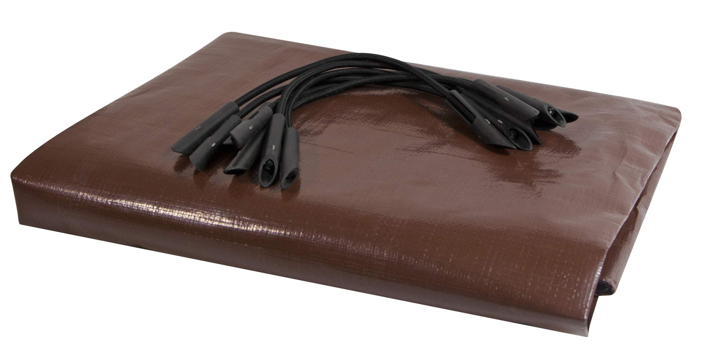 Windhager tarpaulin balcony cover, 0.8 x 5 m, 210 g / m2, brown