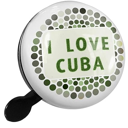  Neonblond Bike Bell I Love Cuba Soccer Field