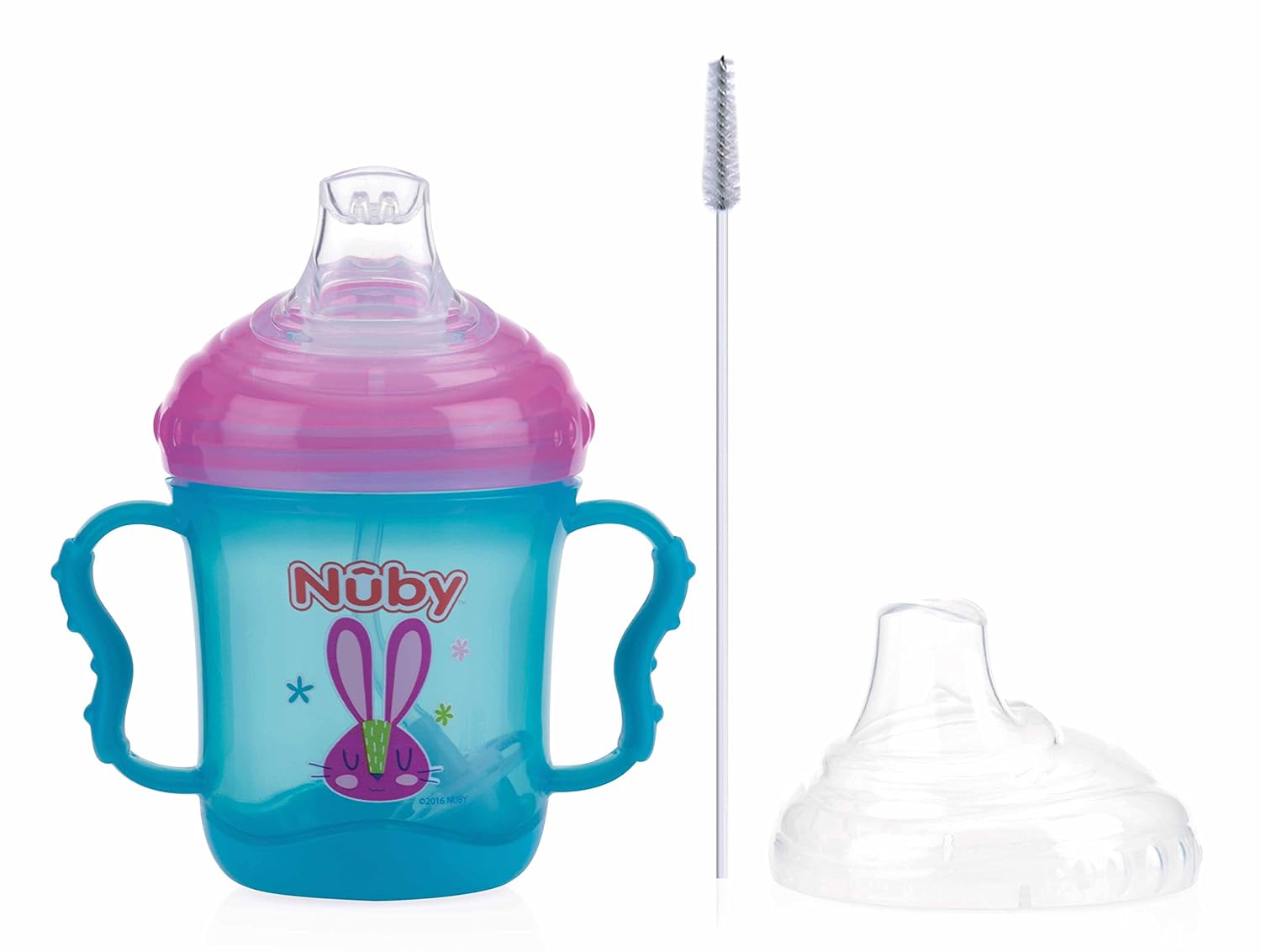 Nuby Id Gobelet Avec Paille Anti Goutte 360 Anses Bebe Puericulture Le Repas De Bebe Atahari Com