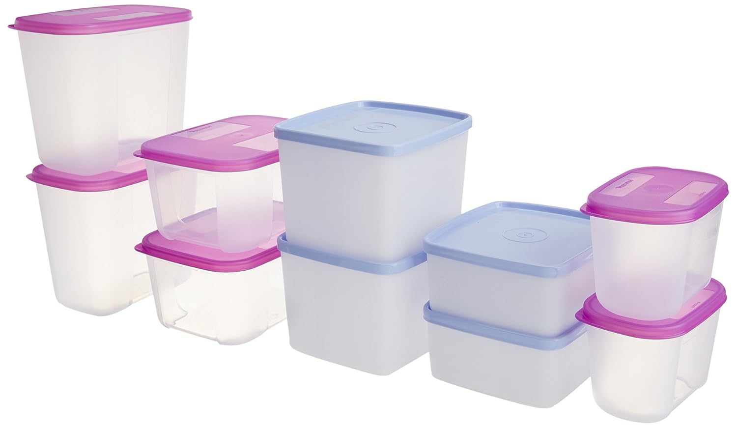 Buy Tupperware Refrigerator Box Set 8 Pieces And Get Freezer Mate Mini 300ml Set Of 2 Free Online At Low Prices In India Amazon In