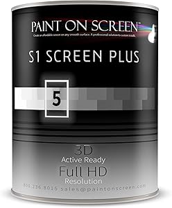 Paint On Screen Projector Screen Paint G005 (S1 Screen Plus Silver - Gallon)
