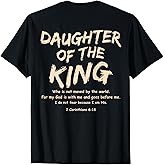 Daughter of The King Jesus Christian Faith Over Fear T-Shirt