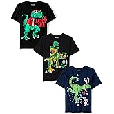 The Children's Place Boys All Holidays,Birthdays Short Sleeve Graphic T-Shirts,3 Pack