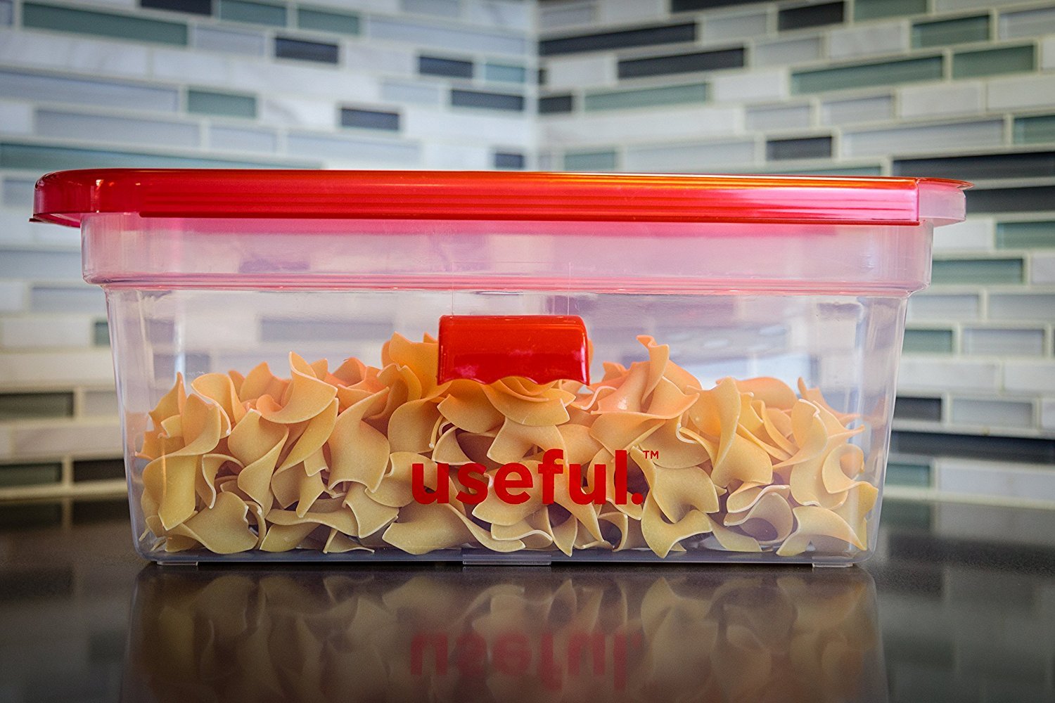 Useful. UH-MP195 Microwave Pasta Cooker with Recipe Book, Built-In Strainer Lid and Steamer Rack