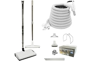 VPC Central Vacuum Accessory Kit with Sweep N Groom Electric Powerhead and Deluxe Tool Set
