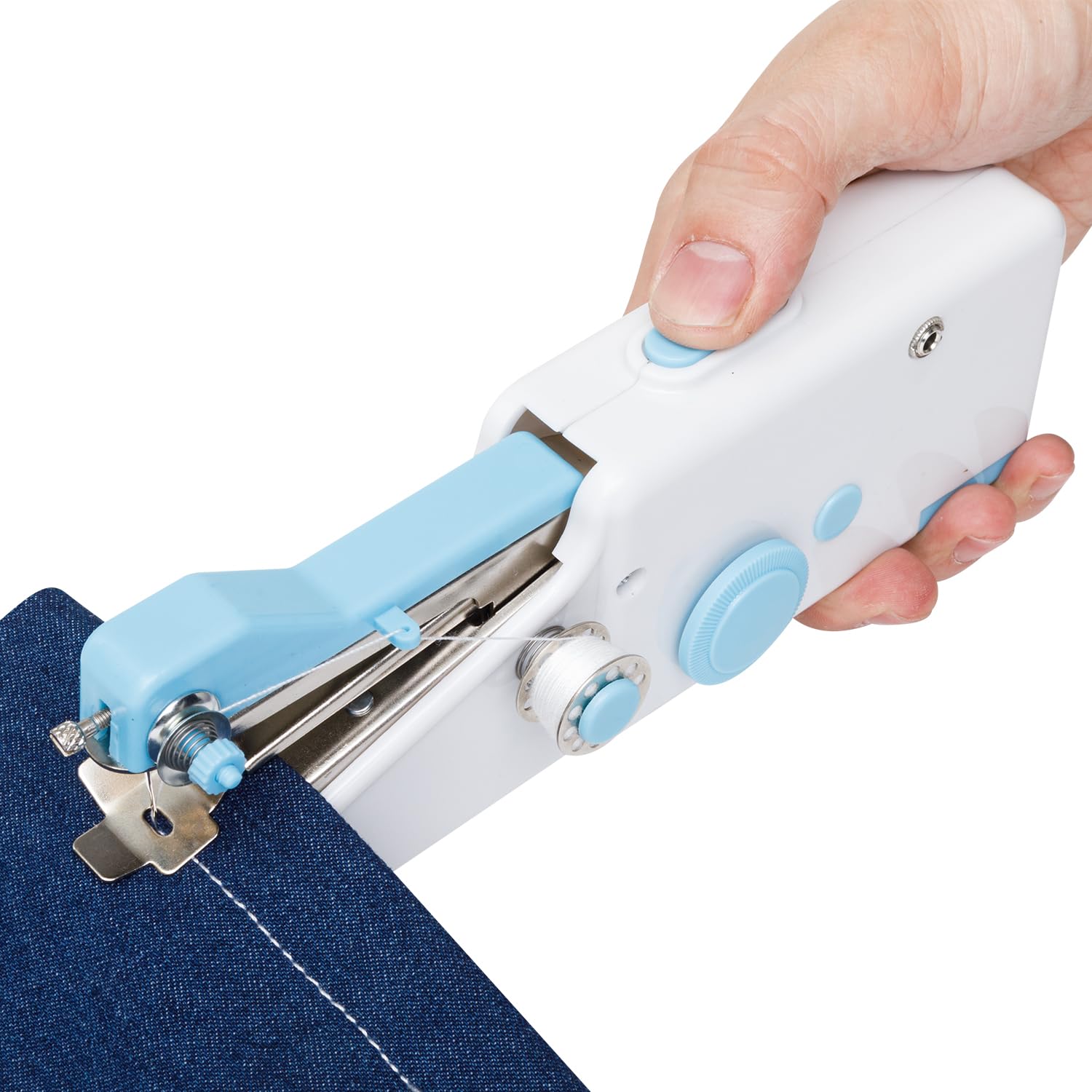 Photo 1 of Handheld Sewing Machine CS101 Sewing Machine for Beginners Portable Electric Mini and Samll Hand Held Kit for Adults and Kids Ages 8-12 Included Mannual and Accessories,Sewing Hem and Quick Stitching