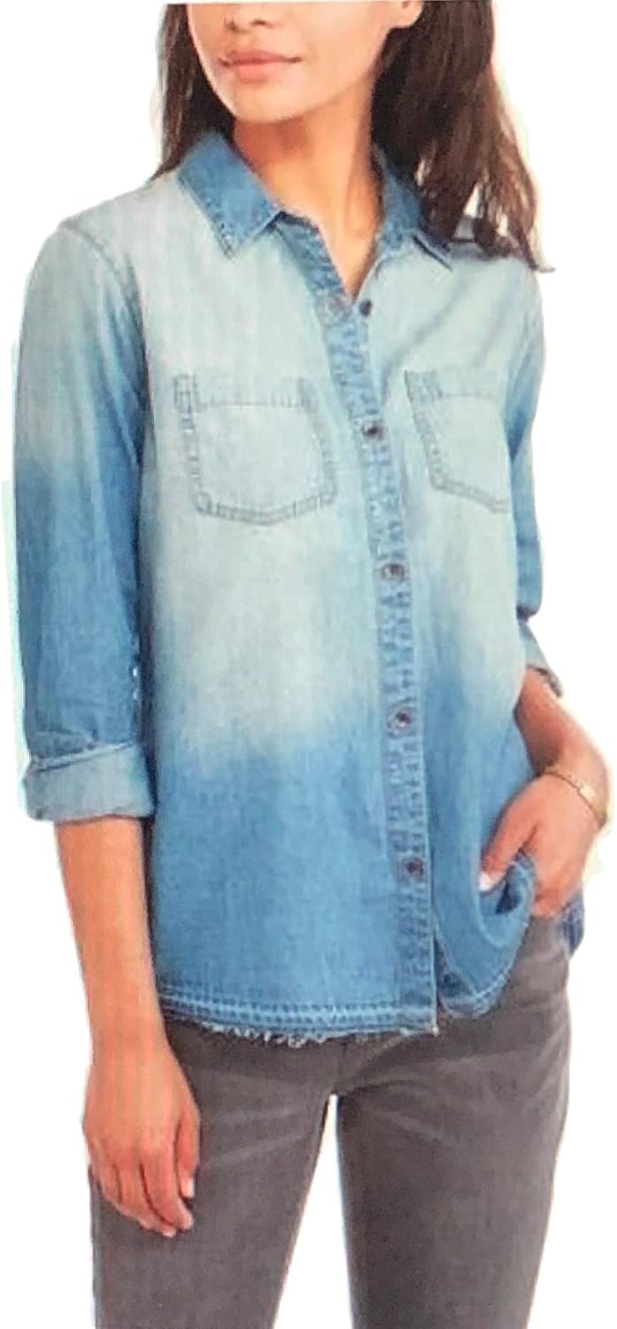 faded glory denim shirts